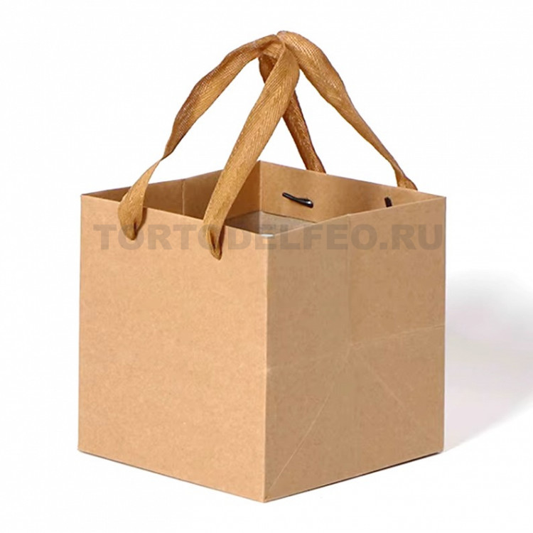 Пакет крафтовый с дном 20*20*20 см