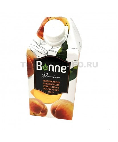 Пюре Персиковое Bonne 100% т/п 0,5л