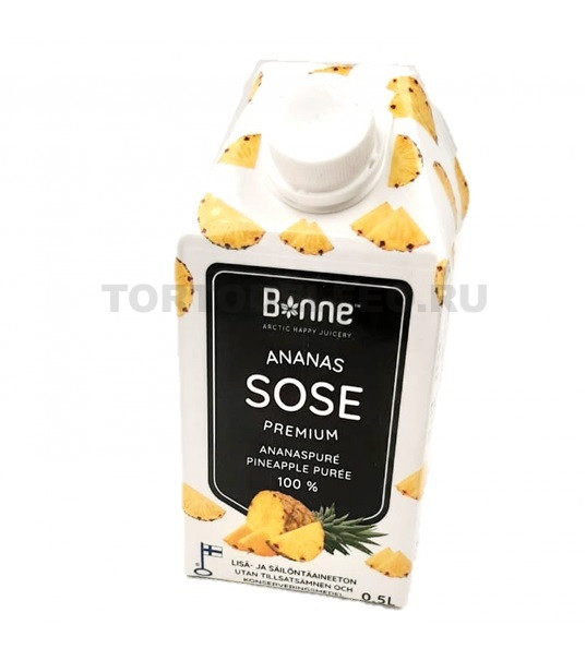 Пюре Ананасовое Bonne 100% т/п 0,5л