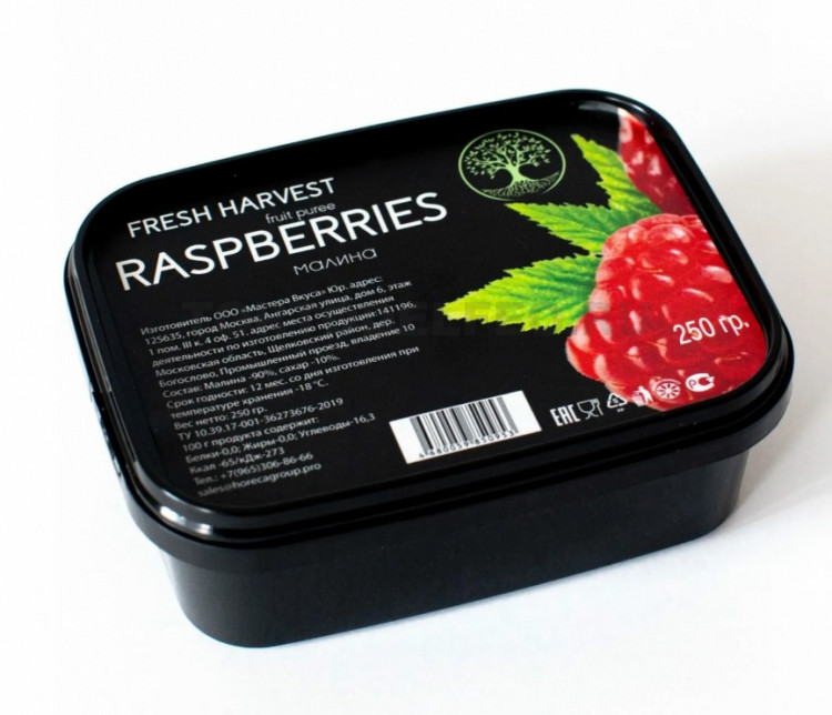 Пюре Малина с/м 200гр Fresh Harvest