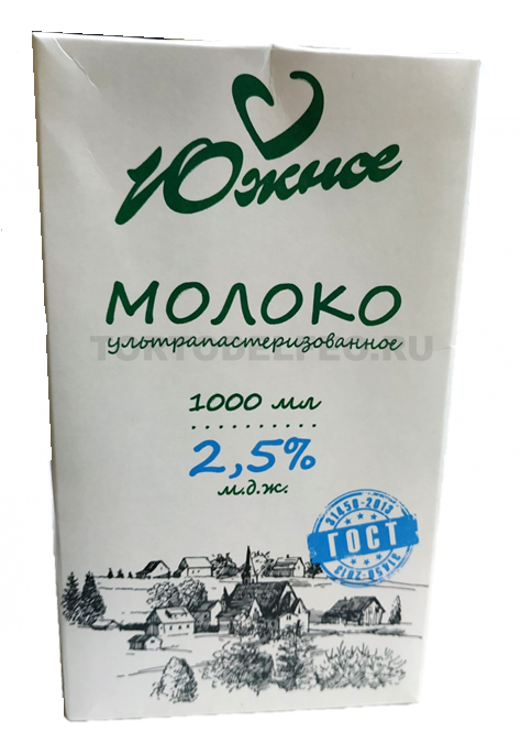 Молоко Милушка 2,5% т/п 1л