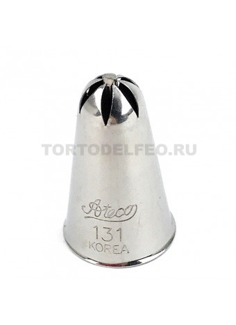 Насадка Ateco звезда закрытая прямые лучи 131st.