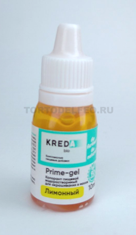 Краситель гелевый Креда лимонный 10гр