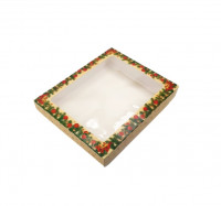 Коробочка для пряников 21*17*3,5см Елочка