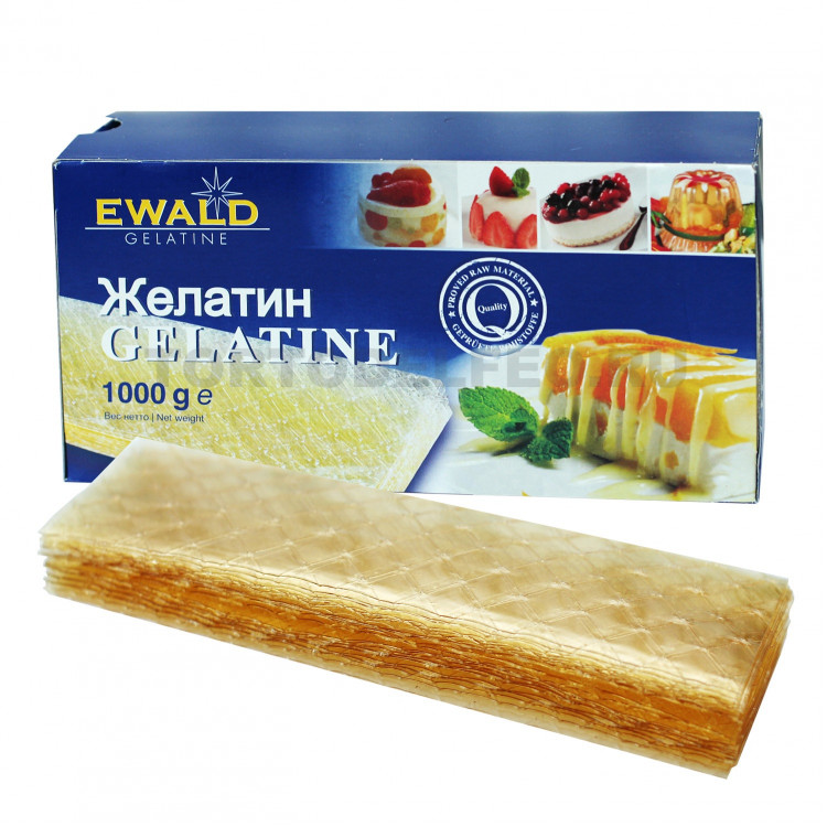 Желатин листовой Ewald 50гр.