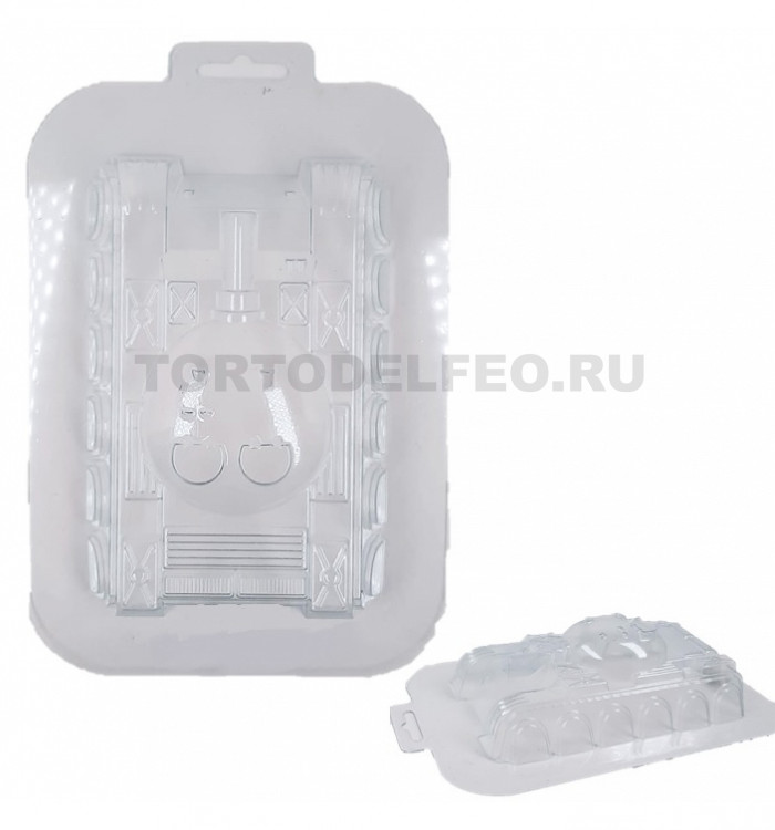 Пластиковая форма Танк 15*10см для шоколада